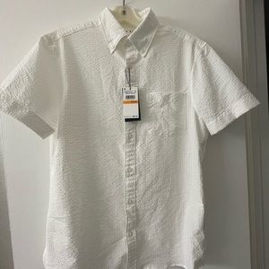 Small short sleeve white shirt